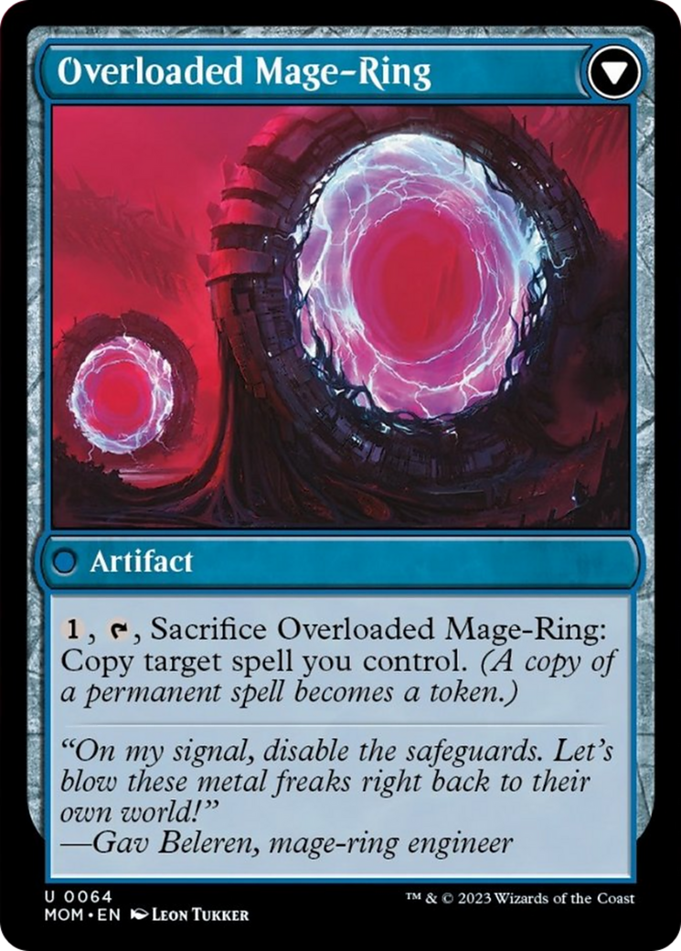 Invasion of Vryn // Overloaded Mage-Ring [March of the Machine] - Destination Retro