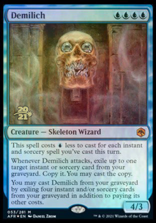 Demilich [Dungeons & Dragons: Adventures in the Forgotten Realms Prerelease Promos] - Destination Retro