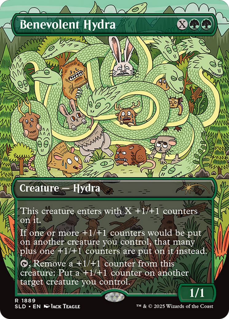 Benevolent Hydra (Rainbow Foil) [Secret Lair Drop Series] - Destination Retro
