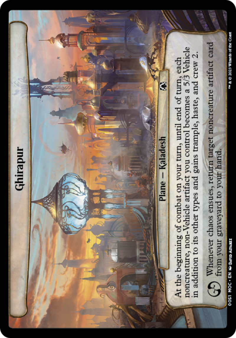 Ghirapur [March of the Machine Commander] - Destination Retro