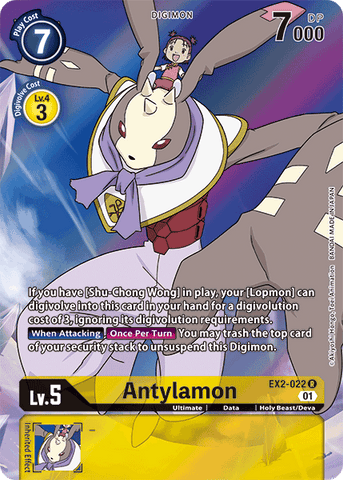 Antylamon [EX2-022] (Alternate Art) [Digital Hazard] - Destination Retro