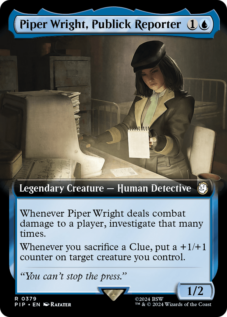 Piper Wright, Publick Reporter (Extended Art) [Fallout] - Destination Retro