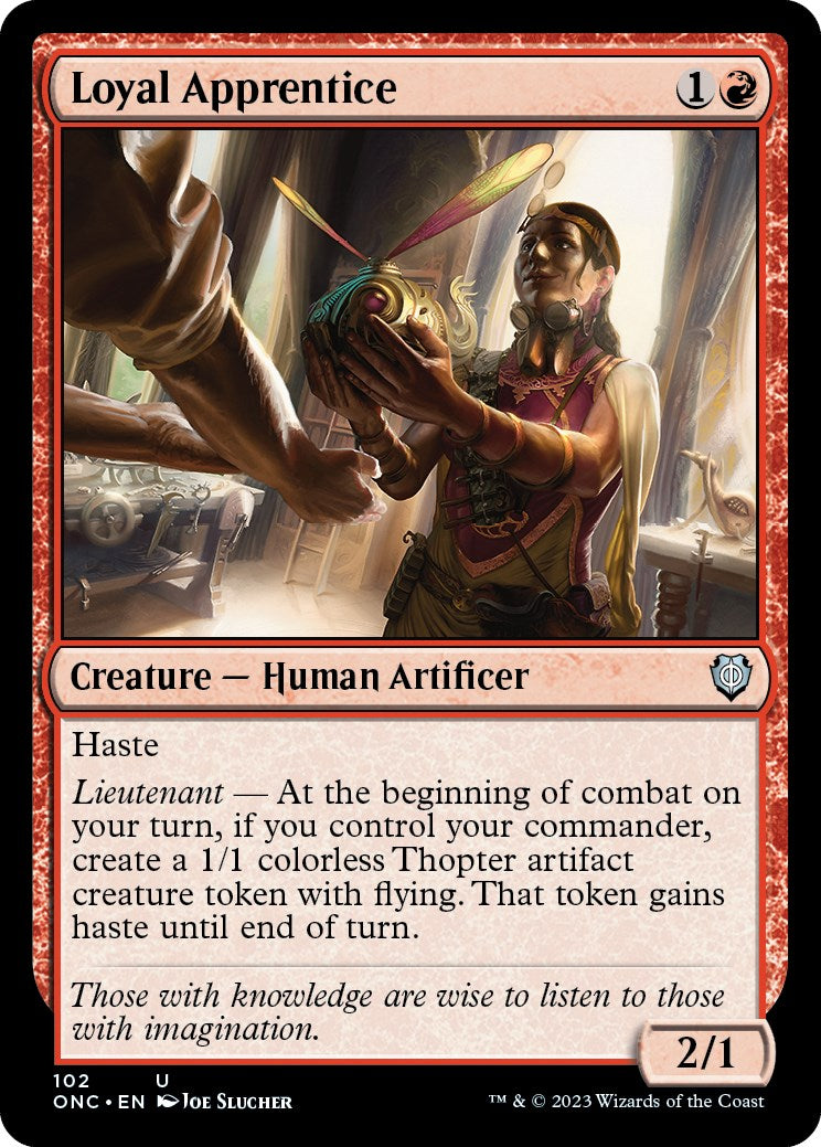 Loyal Apprentice [Phyrexia: All Will Be One Commander] - Destination Retro