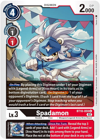 Spadamon [BT10-059] [Xros Encounter] - Destination Retro