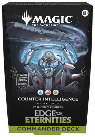 MTG - EDGE OF ETERNITIES - COMMANDER DECK - COUNTER INTELLIGENCE - Destination Retro