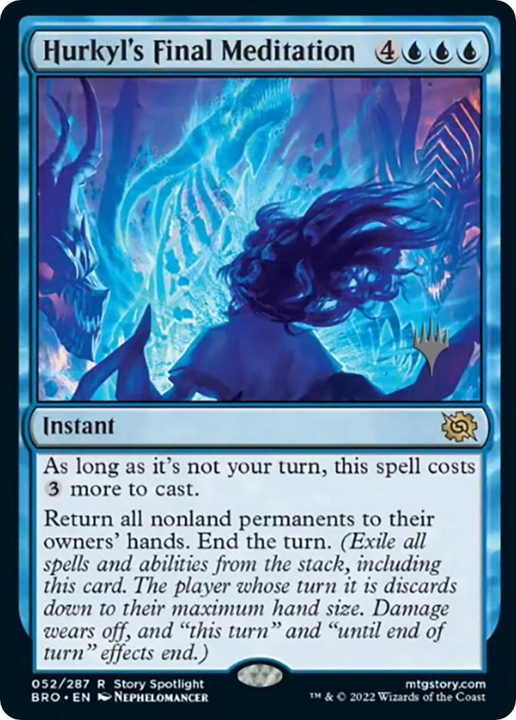 Hurkyl's Final Meditation (Promo Pack) [The Brothers' War Promos] - Destination Retro