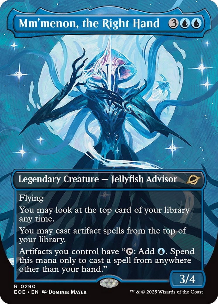 Mm'menon, the Right Hand (Borderless) [Edge of Eternities] - Destination Retro