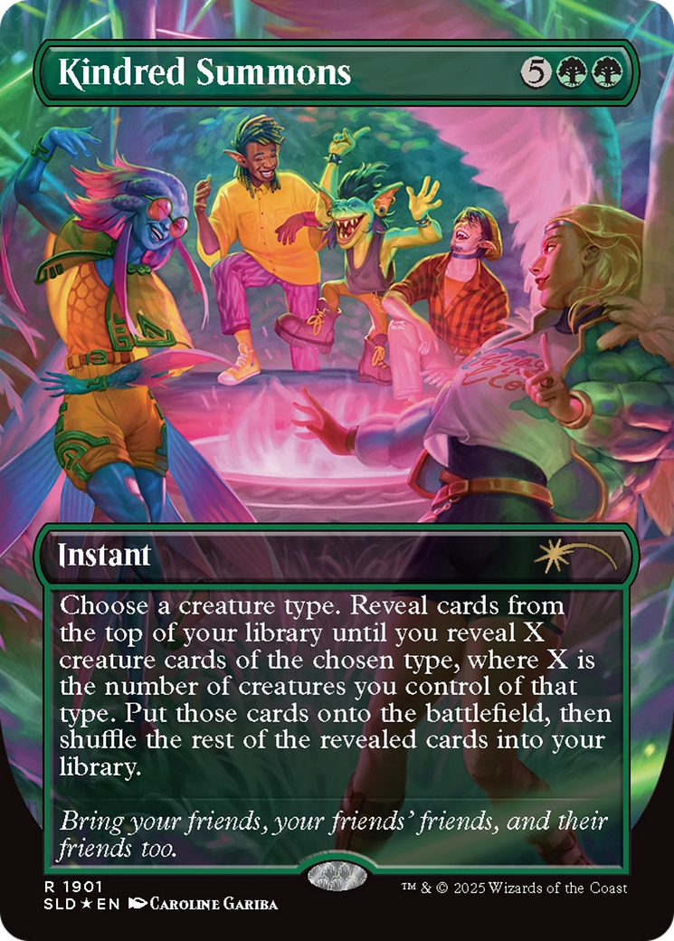 Kindred Summons (Double Rainbow Foil) [Secret Lair Drop Series] - Destination Retro
