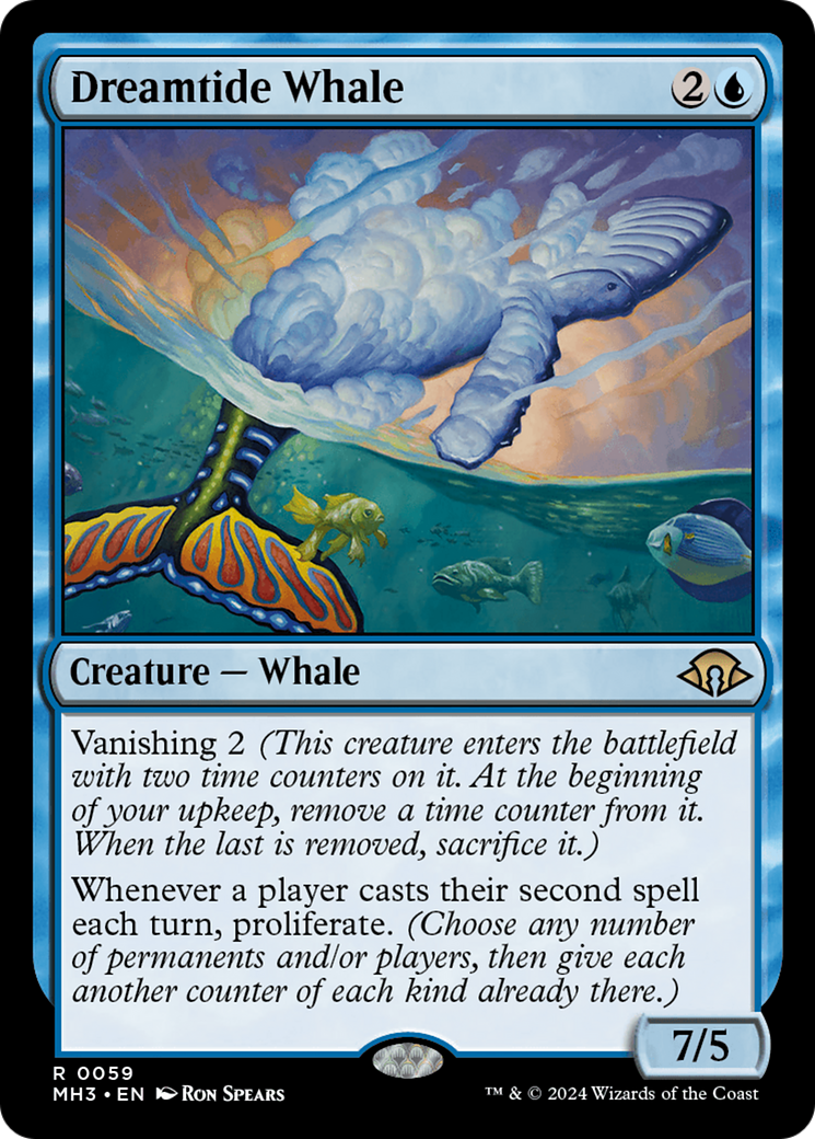 Dreamtide Whale [Modern Horizons 3] - Destination Retro
