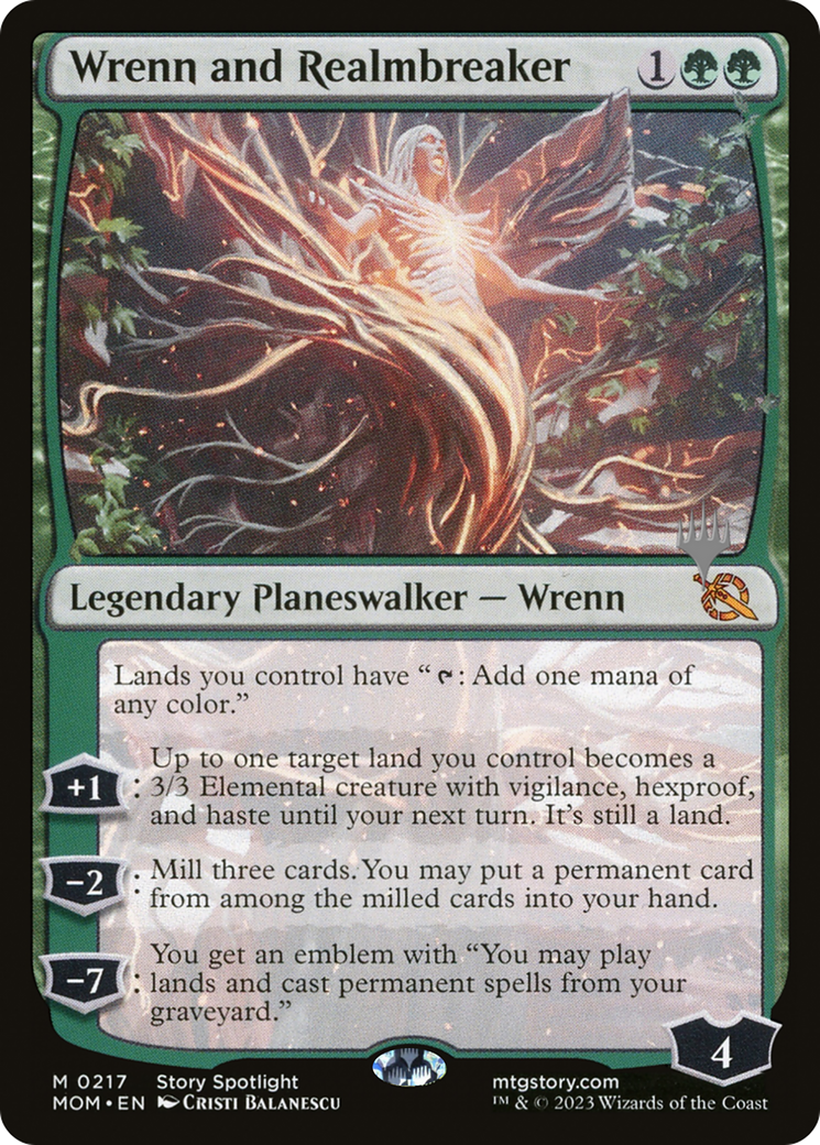 Wrenn and Realmbreaker (Promo Pack) [March of the Machine Promos] - Destination Retro
