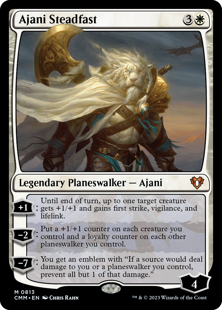 Ajani Steadfast [Commander Masters] - Destination Retro