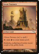 Great Furnace (MRD) [The List] - Destination Retro