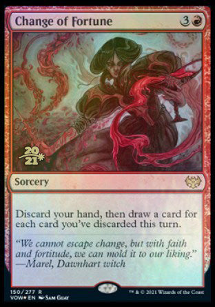 Change of Fortune [Innistrad: Crimson Vow Prerelease Promos] - Destination Retro