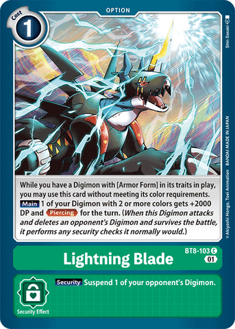 Lightning Blade [BT8-103] [New Awakening] - Destination Retro