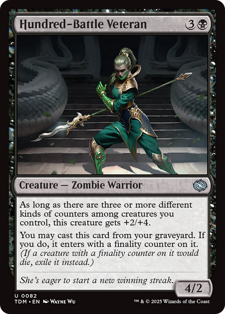 Hundred-Battle Veteran [Tarkir: Dragonstorm] - Destination Retro
