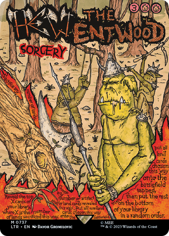 Hew the Entwood (Borderless Poster) [The Lord of the Rings: Tales of Middle-Earth] - Destination Retro