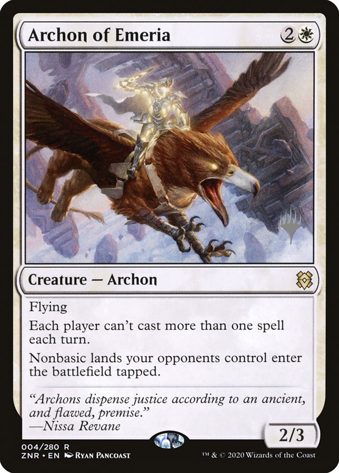 Archon of Emeria (Promo Pack) [Zendikar Rising Promos] - Destination Retro