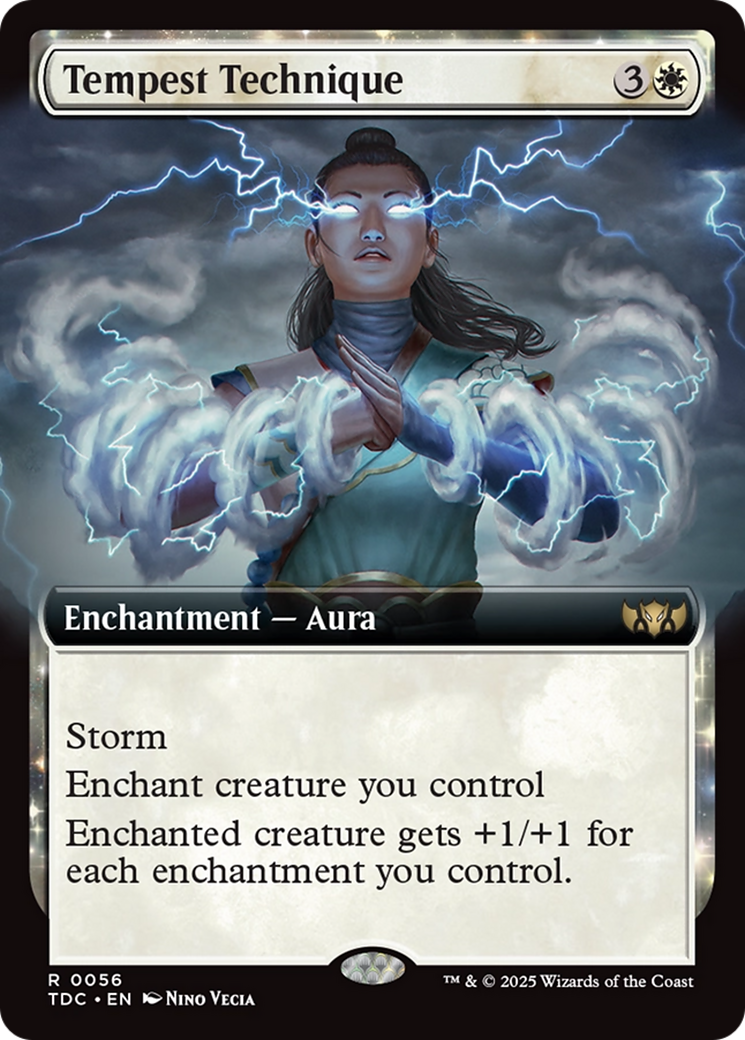 Tempest Technique (Extended Art) [Tarkir: Dragonstorm Commander] - Destination Retro