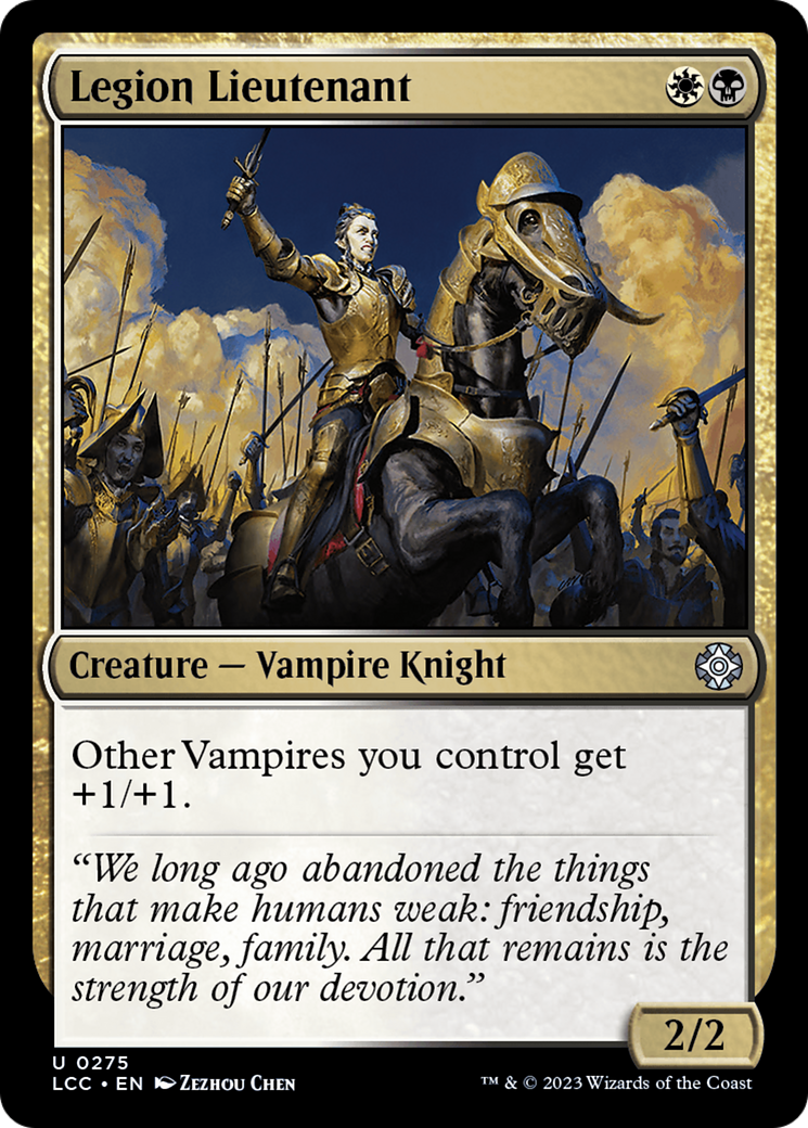 Legion Lieutenant [The Lost Caverns of Ixalan Commander] - Destination Retro