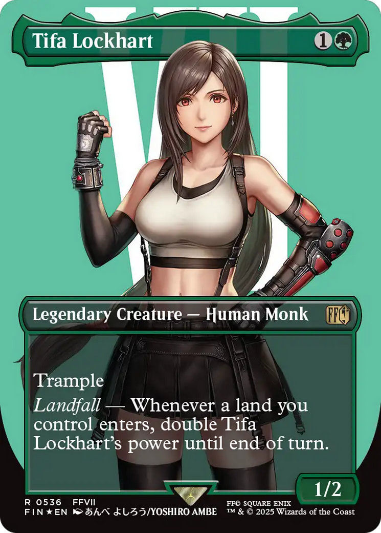 Tifa Lockhart (Borderless) (Surge Foil) [FINAL FANTASY] - Destination Retro