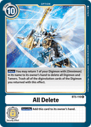 All Delete [BT5-110] [Battle of Omni] - Destination Retro