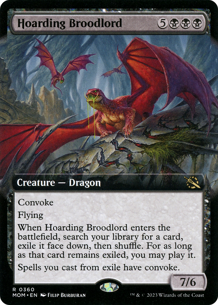 Hoarding Broodlord (Extended Art) [March of the Machine] - Destination Retro