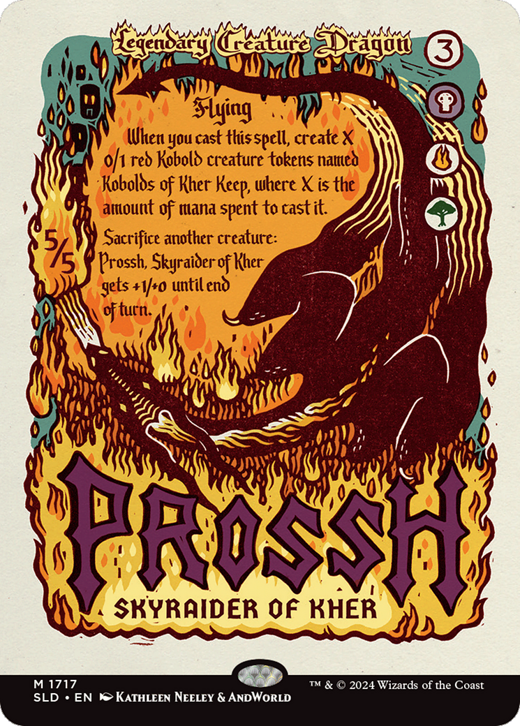 Prossh, Skyraider of Kher (Rainbow Foil) [Secret Lair Drop Series] - Destination Retro