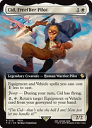 Cid, Freeflier Pilot (Extended Art) [FINAL FANTASY Commander] - Destination Retro