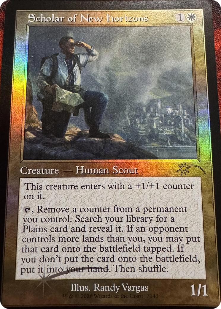 Scholar of New Horizons (Retro Frame) [Secret Lair Drop Series] - Destination Retro