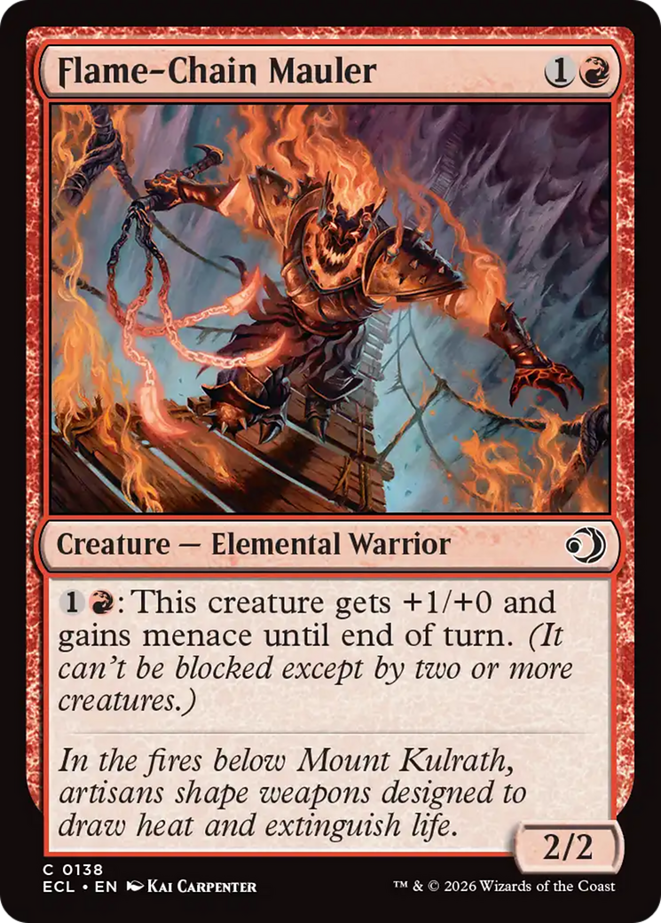 Flame-Chain Mauler [Lorwyn Eclipsed] - Destination Retro