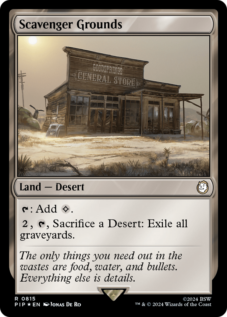 Scavenger Grounds (Surge Foil) [Fallout] - Destination Retro