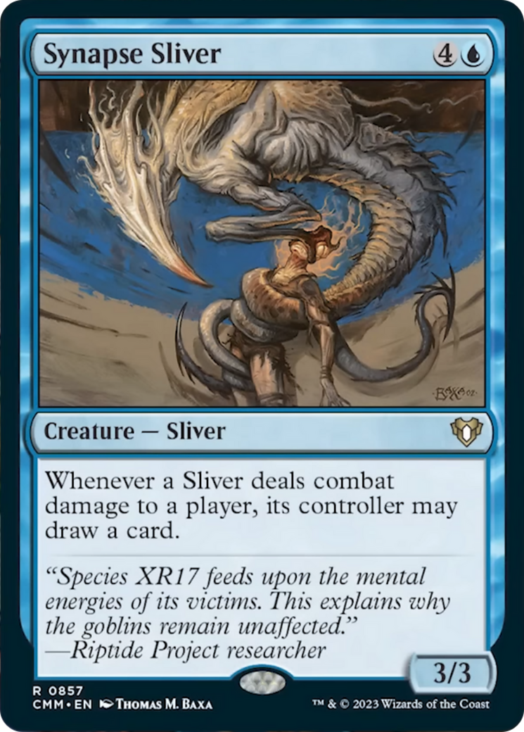 Synapse Sliver [Commander Masters] - Destination Retro