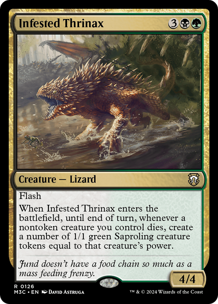 Infested Thrinax [Modern Horizons 3 Commander] - Destination Retro