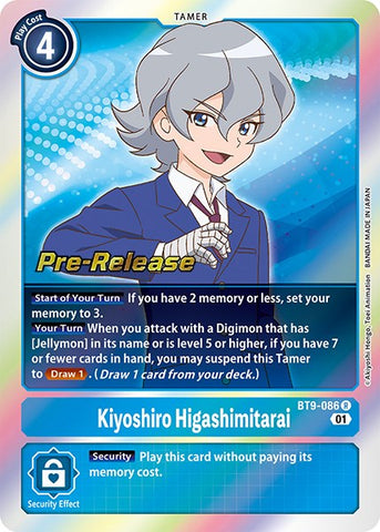 Kiyoshiro Higashimitarai [BT9-086] [X Record Pre-Release Promos] - Destination Retro