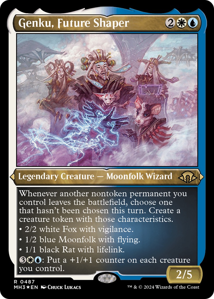 Genku, Future Shaper (Foil Etched) [Modern Horizons 3] - Destination Retro