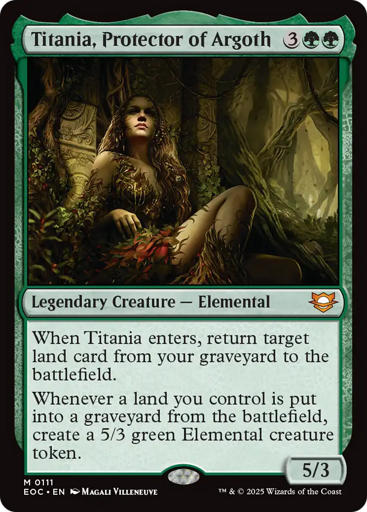 Titania, Protector of Argoth [Edge of Eternities Commander] - Destination Retro