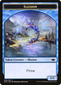 Illusion // Bear Double-Sided Token [Modern Horizons Tokens] - Destination Retro