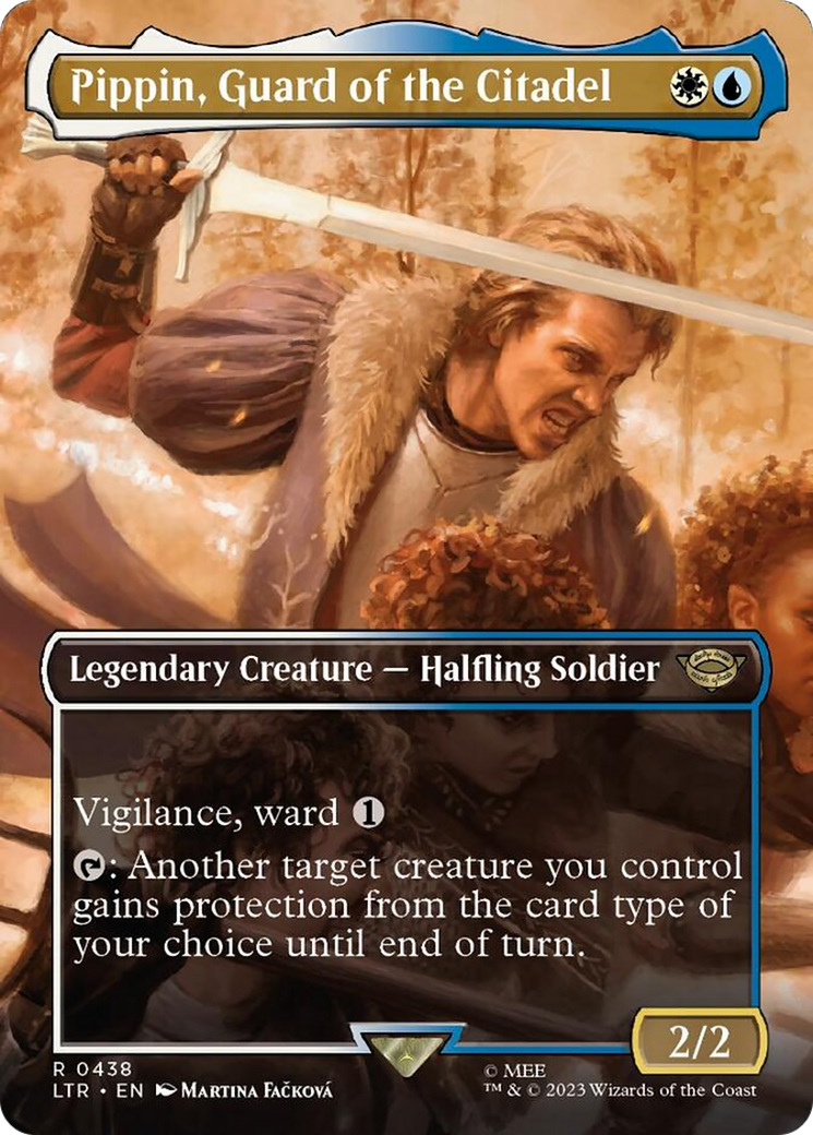 Pippin, Guard of the Citadel (Borderless Alternate Art) [The Lord of the Rings: Tales of Middle-Earth] - Destination Retro