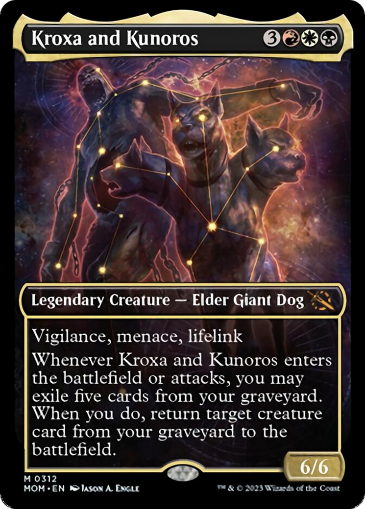 Kroxa and Kunoros (Showcase Planar Booster Fun) [March of the Machine] - Destination Retro