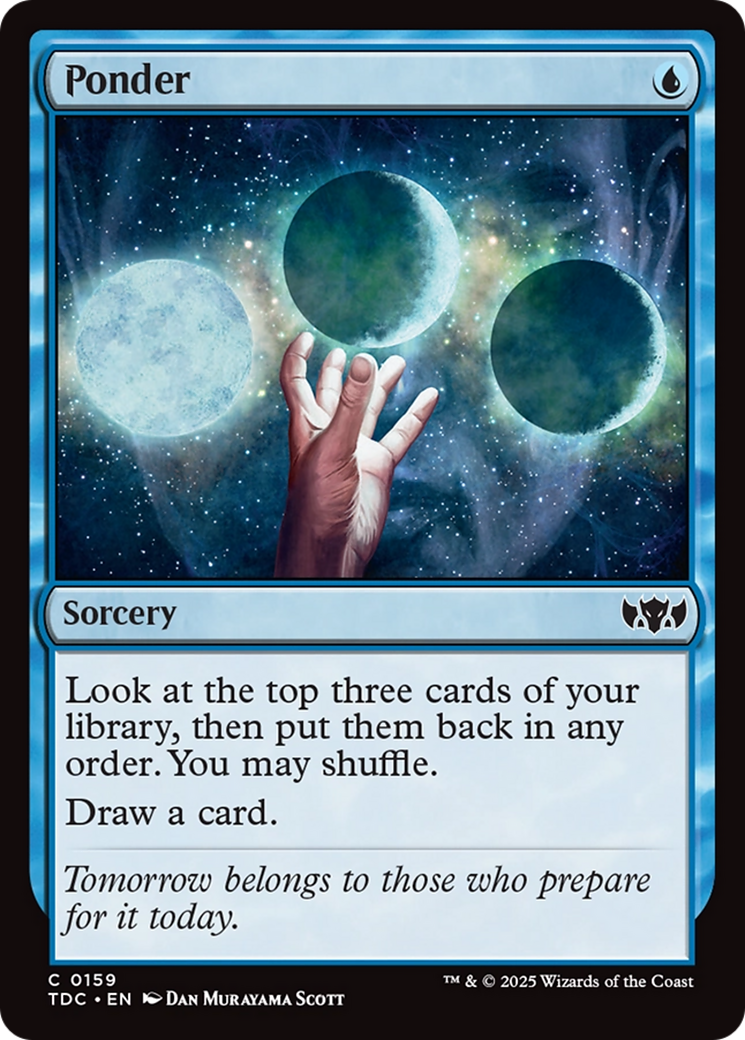 Ponder [Tarkir: Dragonstorm Commander] - Destination Retro