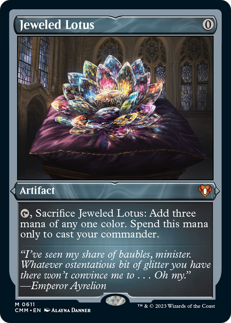 Jeweled Lotus (Foil Etched) [Commander Masters] - Destination Retro