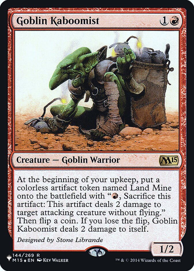 Goblin Kaboomist [Secret Lair: Heads I Win, Tails You Lose] - Destination Retro