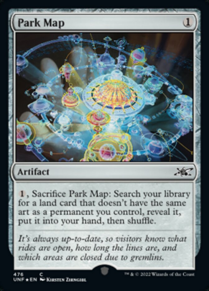 Park Map (Galaxy Foil) [Unfinity] - Destination Retro