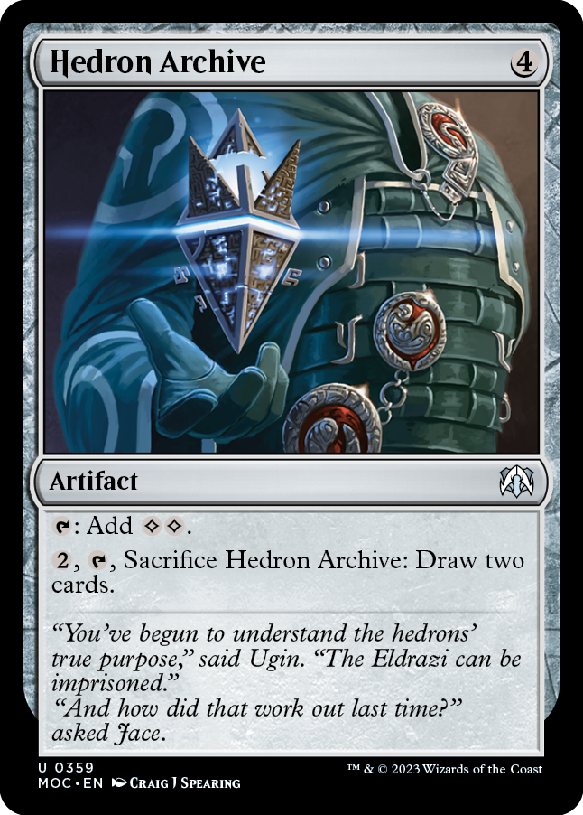 Hedron Archive [March of the Machine Commander] - Destination Retro