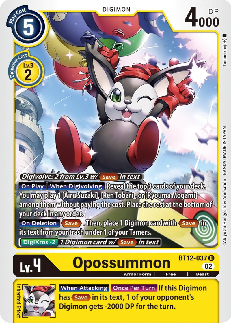 Opossummon [BT12-037] [Across Time] - Destination Retro