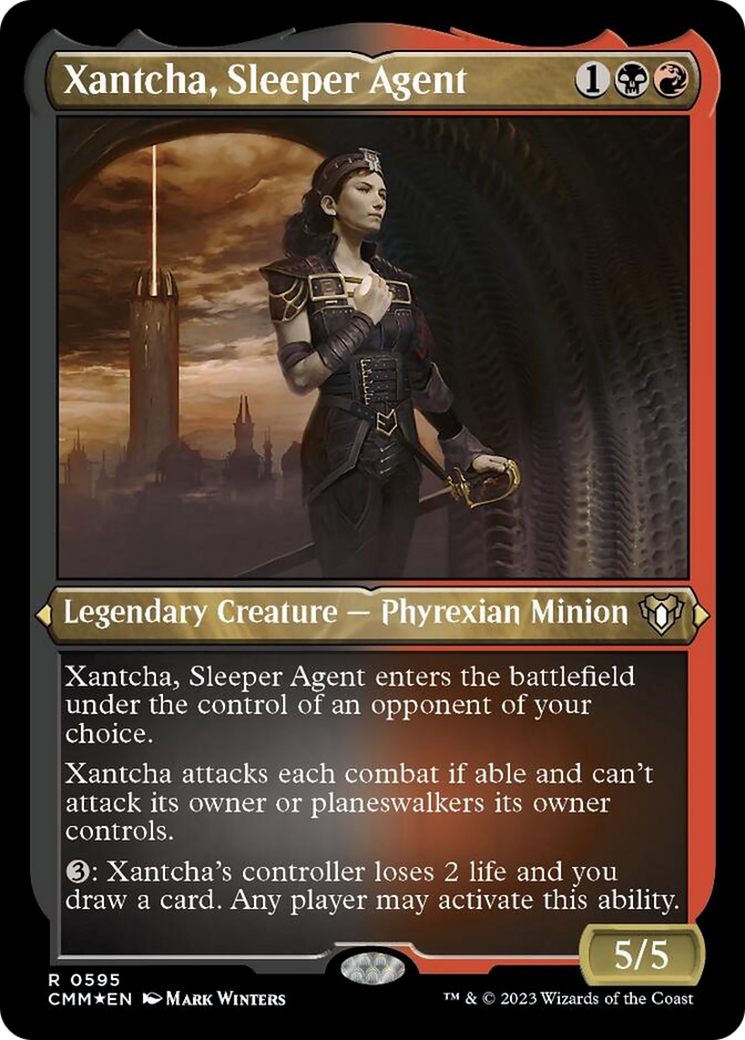 Xantcha, Sleeper Agent (Foil Etched) [Commander Masters] - Destination Retro