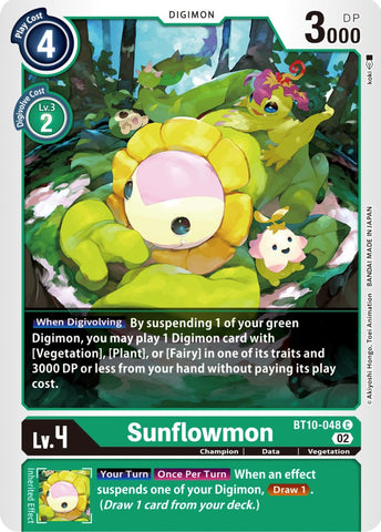 Sunflowmon [BT10-048] [Xros Encounter] - Destination Retro