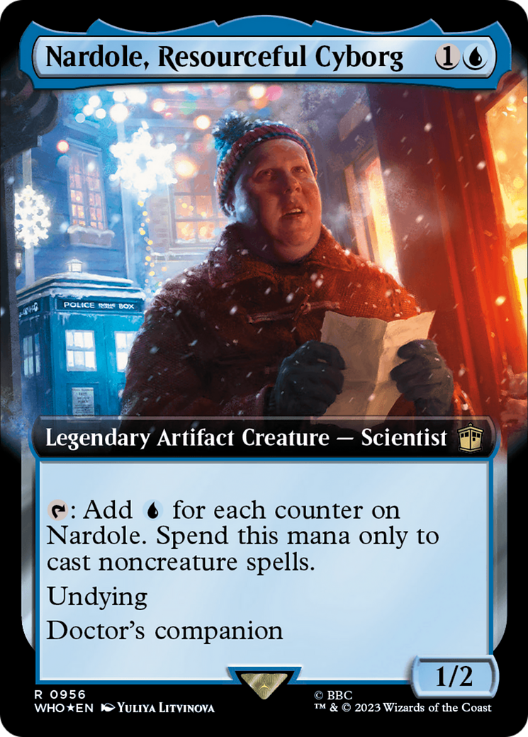 Nardole, Resourceful Cyborg (Extended Art) (Surge Foil) [Doctor Who] - Destination Retro