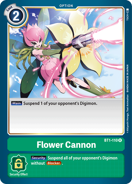 Flower Cannon [BT1-110] [Release Special Booster Ver.1.0] - Destination Retro