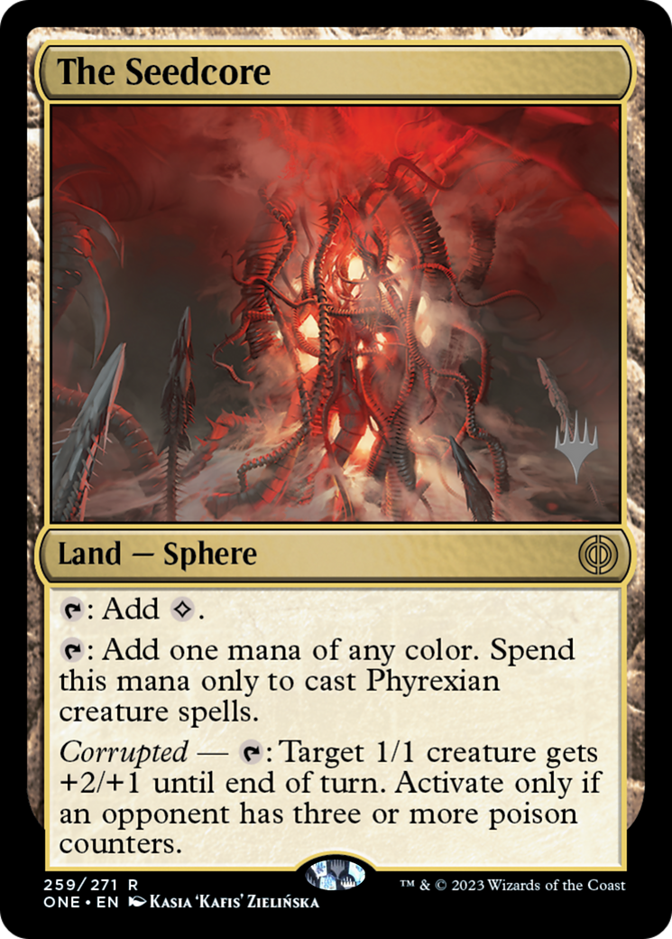 The Seedcore (Promo Pack) [Phyrexia: All Will Be One Promos] - Destination Retro
